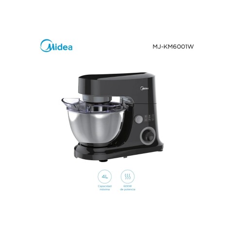 BATIDORA PLANETARIA MIDEA 4L 6 VELOC MJ-KM6001W Batidora Planetaria Midea 4l 6 Veloc Mj-km6001w