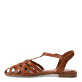 Zapatos de Mujer Bottero Tiras Y Pulsera Marrón Caramelo