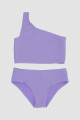 Bikini liso 6-17a Purpura