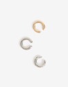 Aros Sets Metal Set Cuffs - Combinacion Bicolor