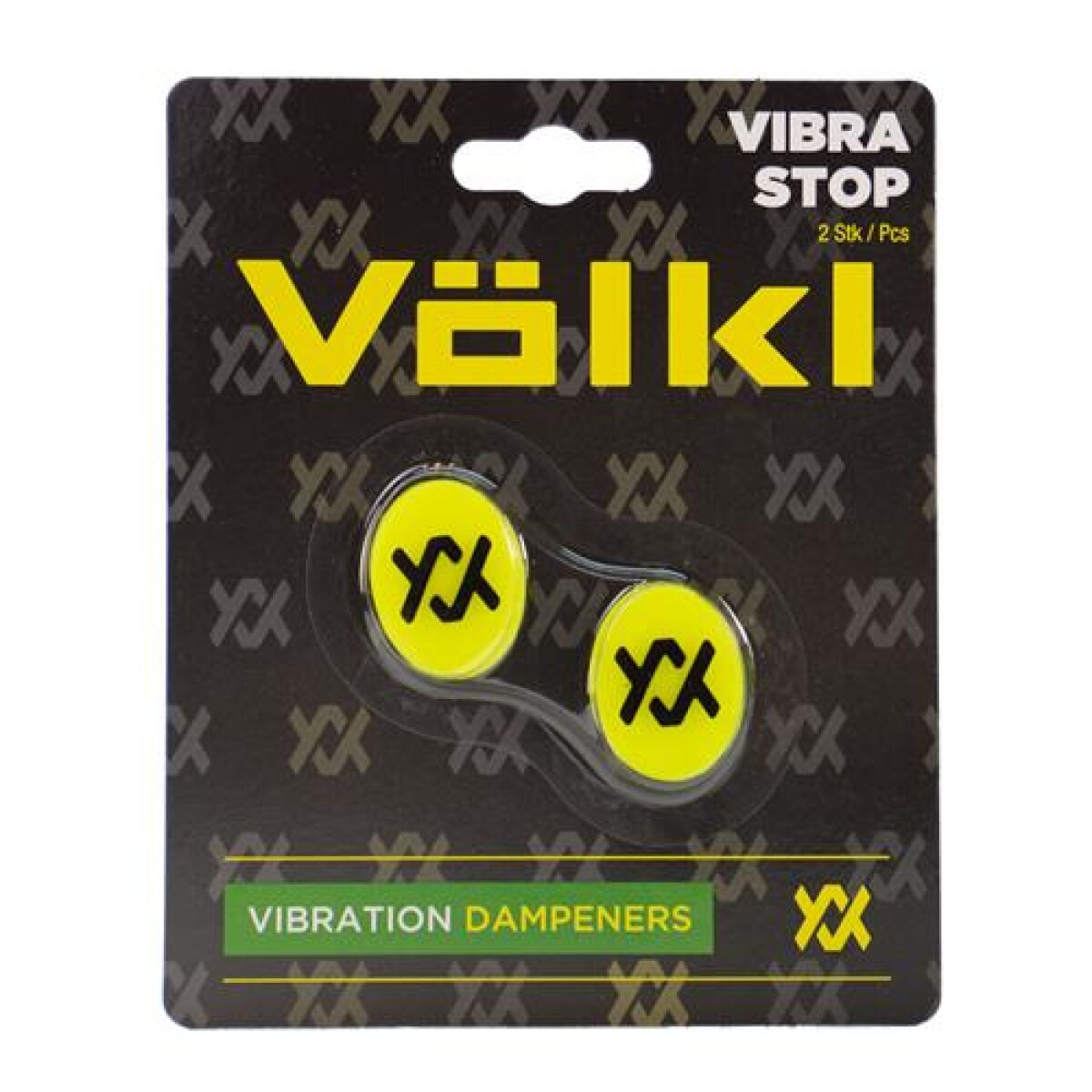 Antivibrador Volkl VibraStop Pack x2 - Amarillo/ Negro 