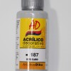 PINTURA ACRILICA ARTISTICA DIBU 60 ML. DIFERENTES COLORES COLOR GRIS CLARO 187