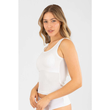 Camiseta bretel ancho Blanco