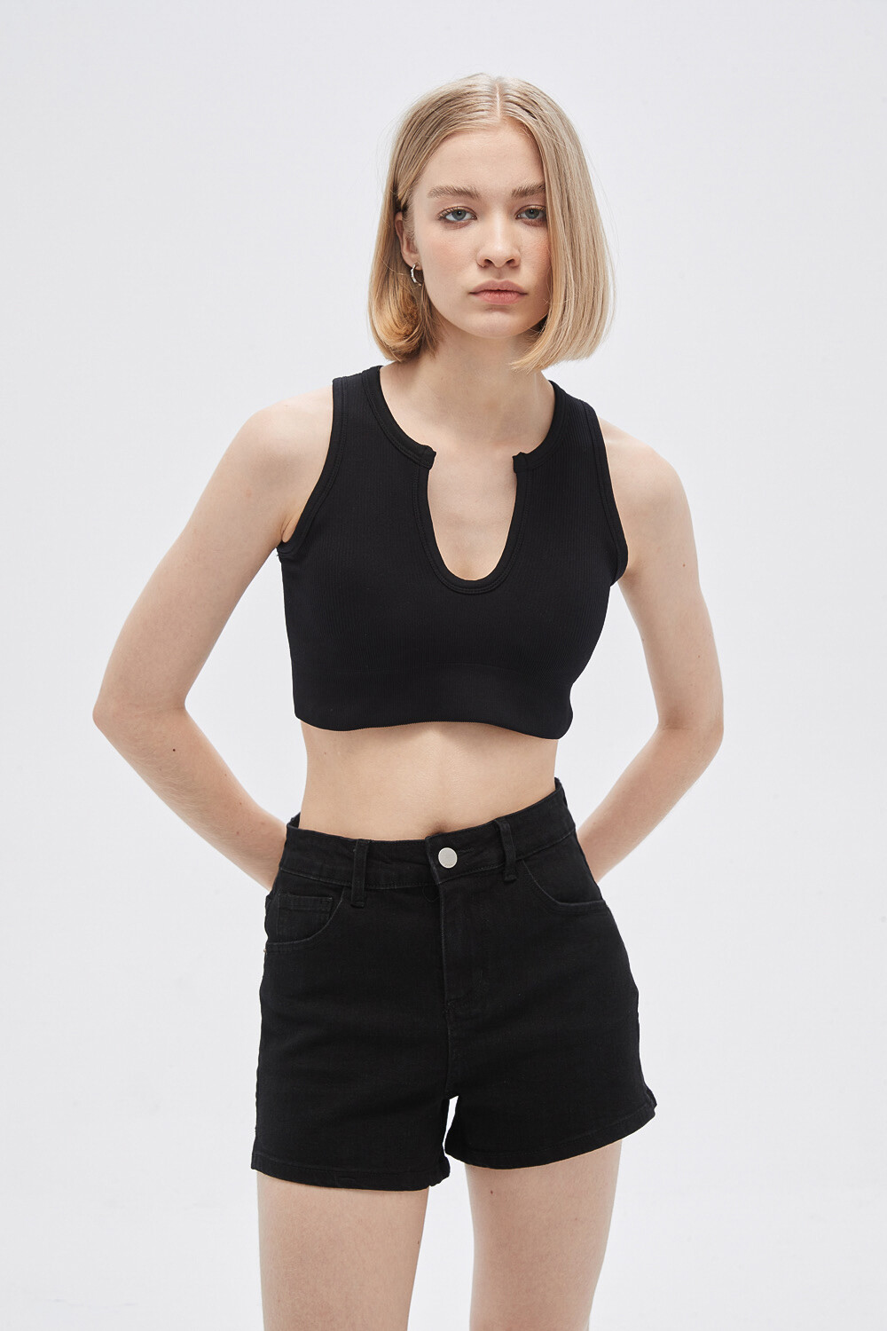 Tops Fout Negro