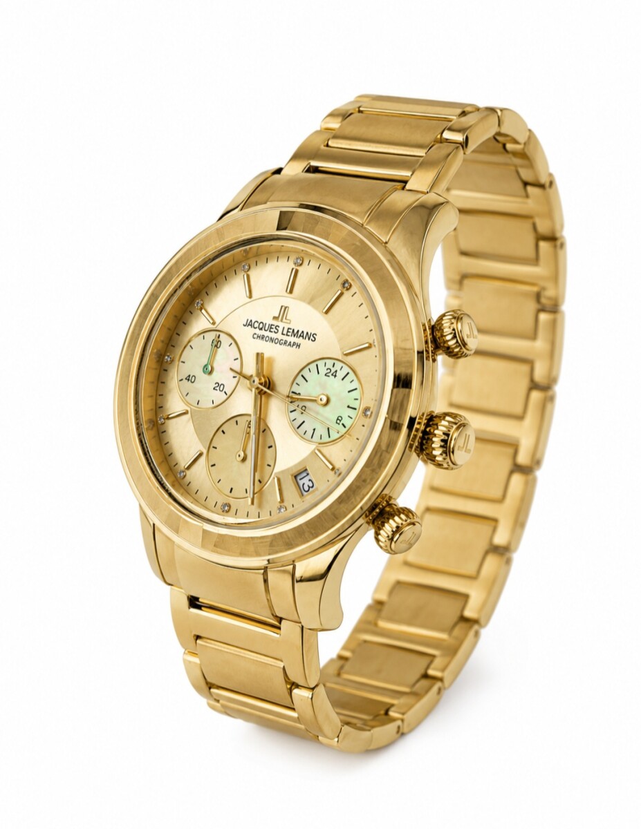 Reloj Jacques Lemans enchapado 