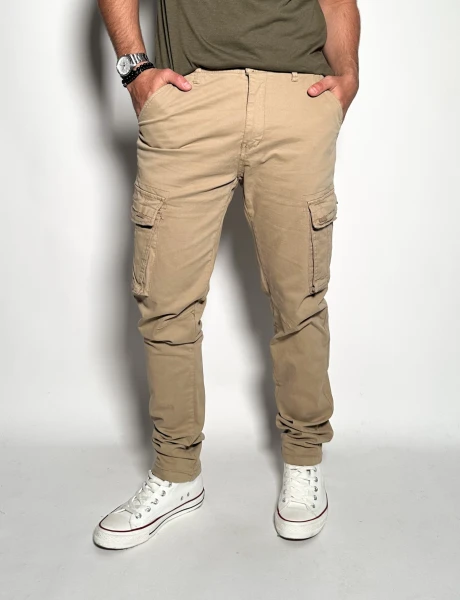 Pantalon Cargo Scar Beige