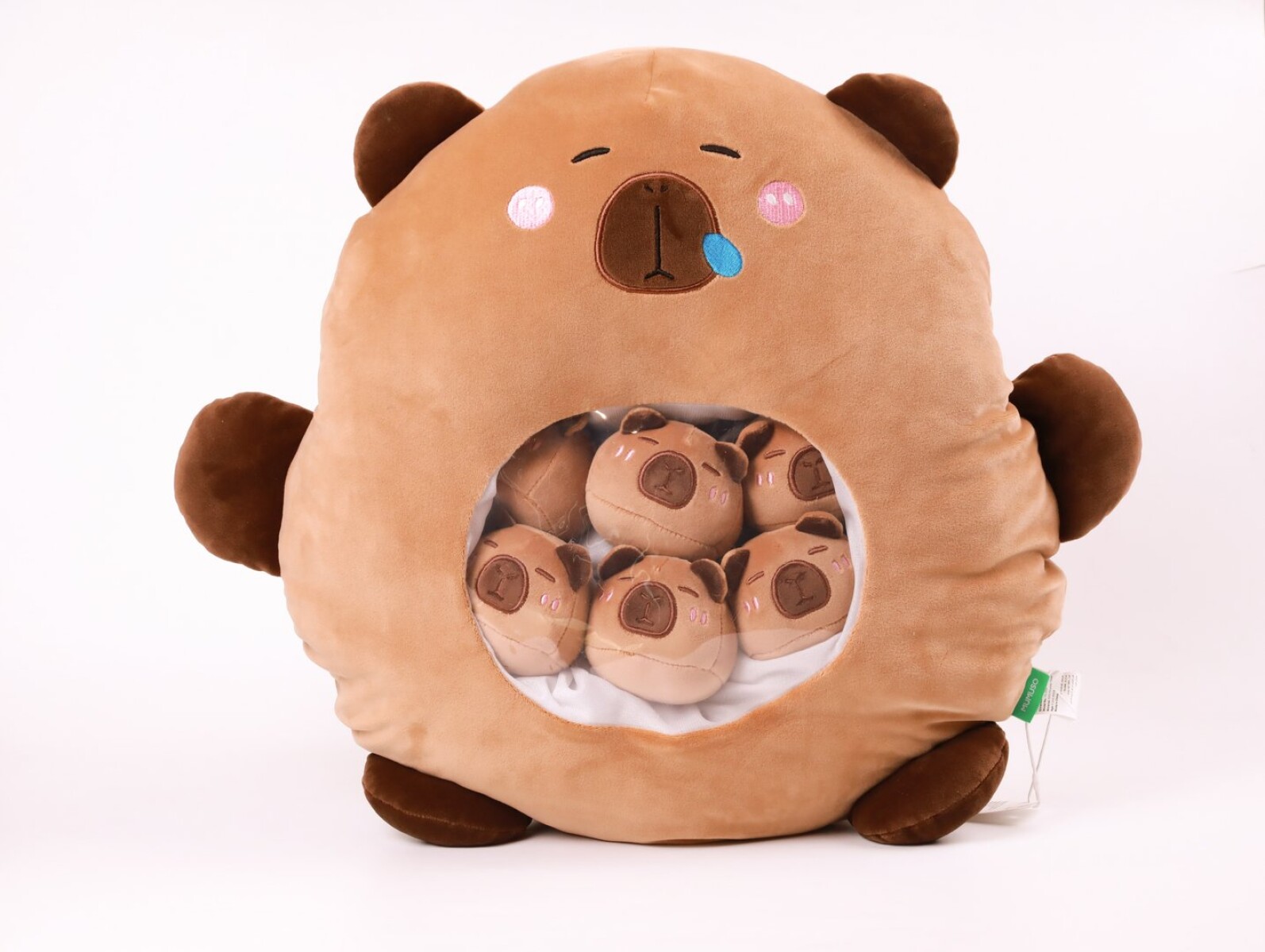 CARPINCHO DE 60 CM CON 6 BEBES EN SU INTERIOR 