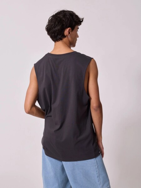 MUSCULOSA DIXIE TIRIO GRIS TOPO