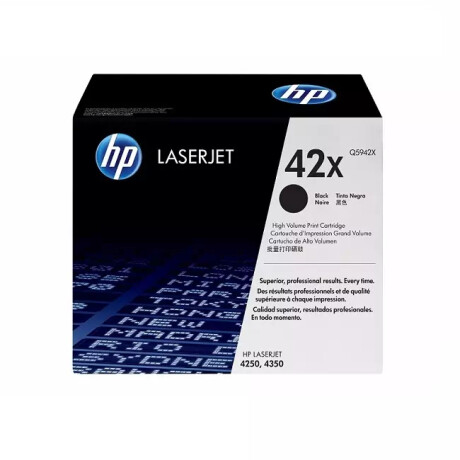 HP TONER Q5942X LJ 4250/4350; 20.000 COPIAS Hp Toner Q5942x Lj 4250/4350; 20.000 Copias