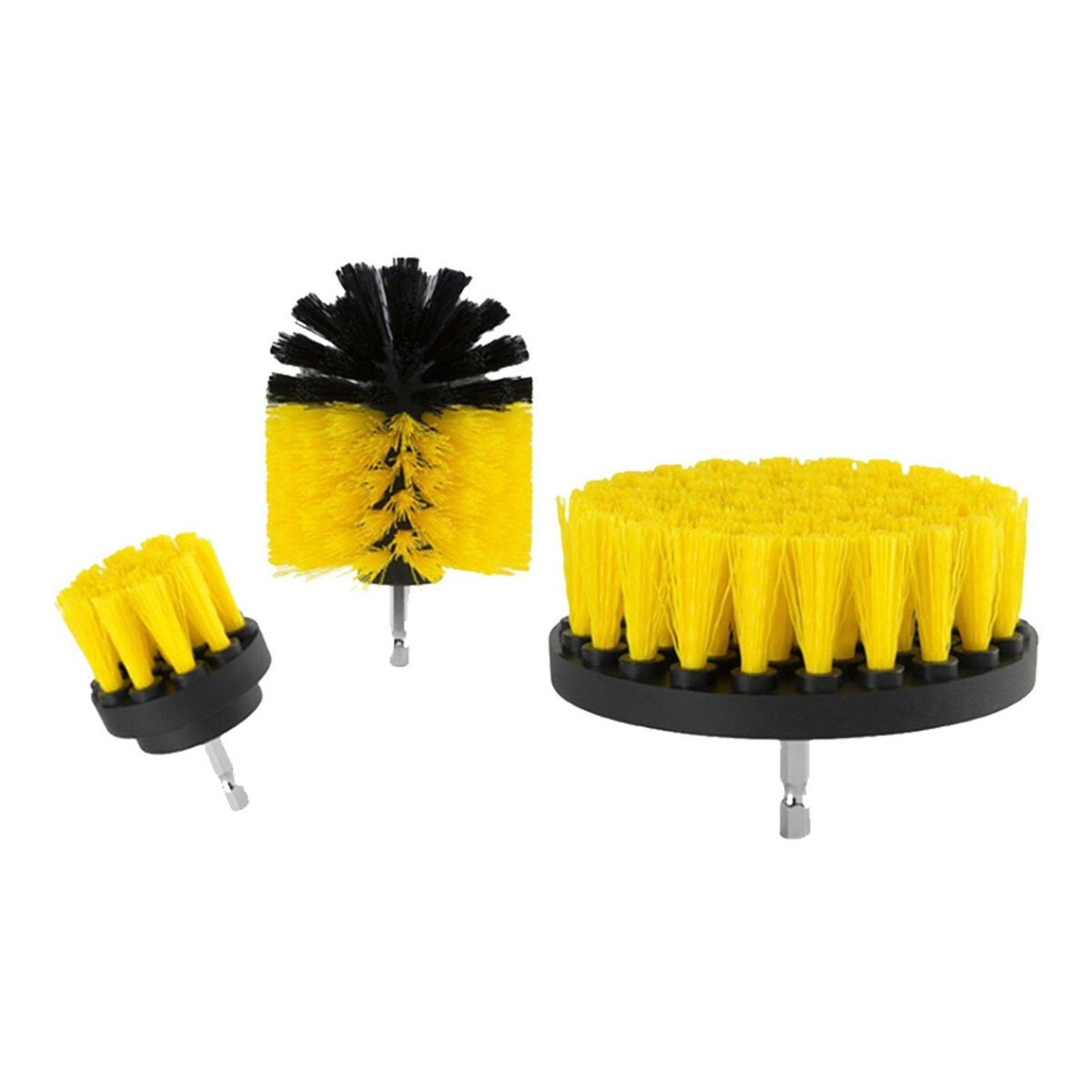 Set 3 Cepillos De Limpieza Para Taladro O Atornilladora 