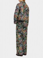 Pantalón Jacquard Floral multicolor