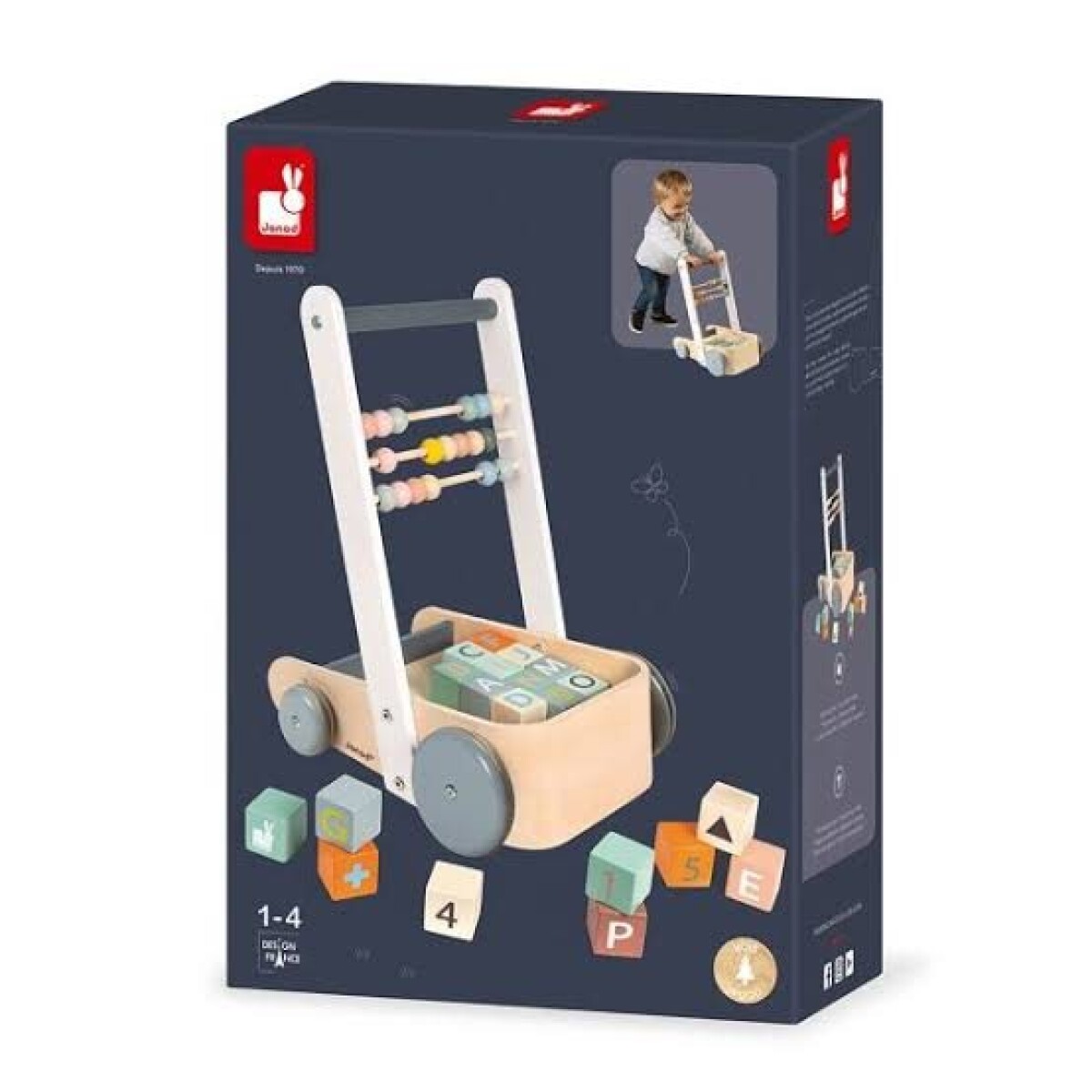 CARRO CON BLOCKES ABC SWEET COCCON 