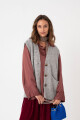 CHALECO TEJIDO Gris