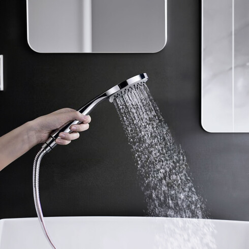 Griferia De Ducha Exterior Linea Zoe Fv Monocomando Cromo 000