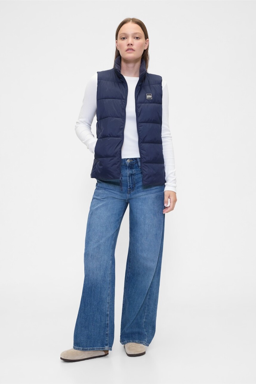 Chaleco Puffer Mujer Navy Uniform