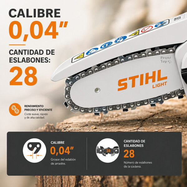 Cadena Stihl Mini Motosierra P/gta 26 1/4 CADENA GTA 26 1/4 1.1 7150