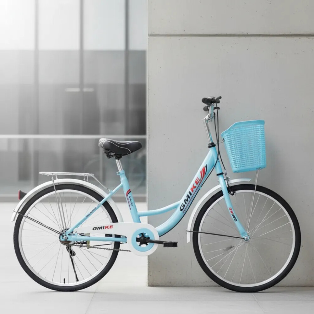 Bicicleta de paseo para dama rodado 26 Azul