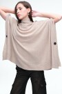 PONCHO TEJIDO Beige