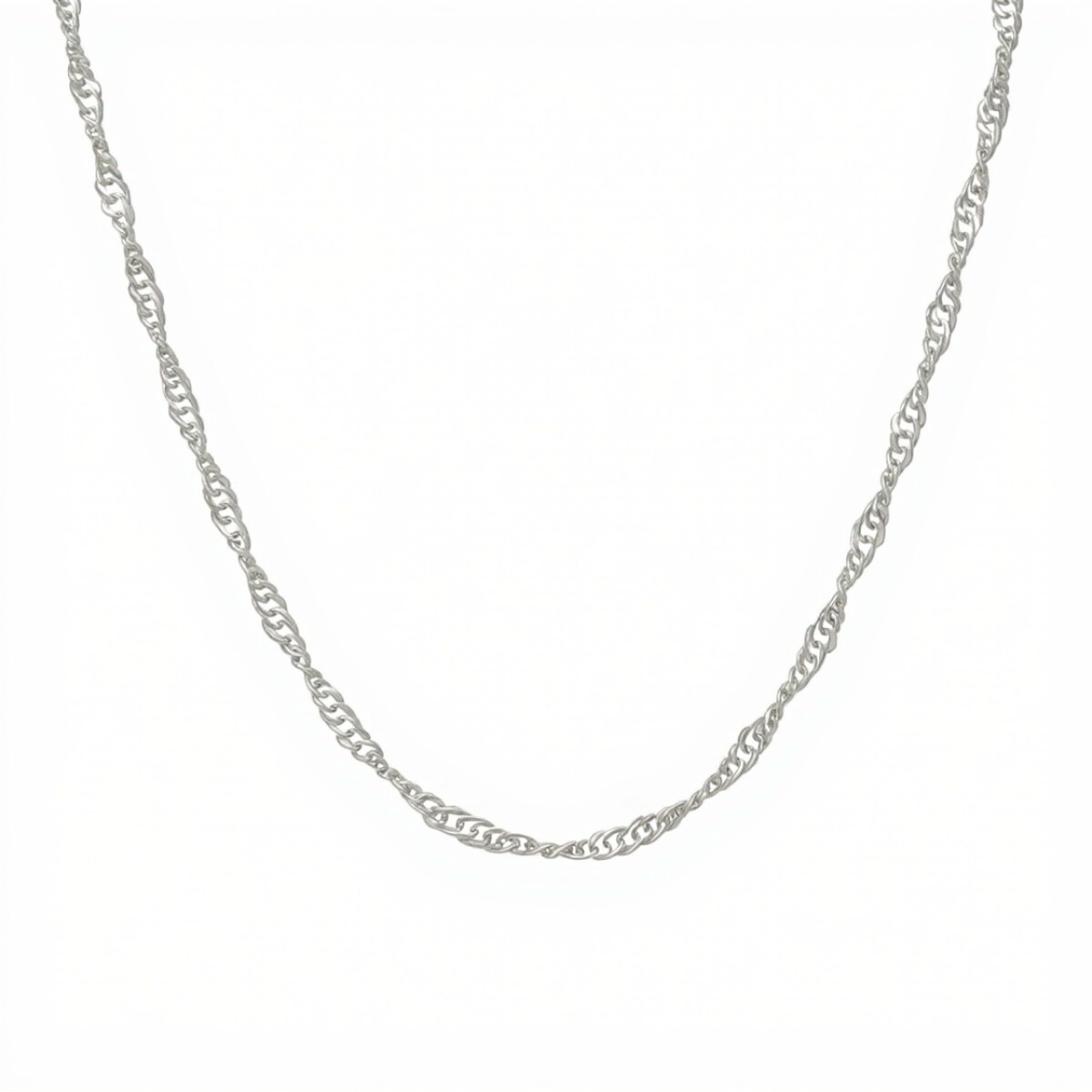 Cadena Singapur-Plata 925-Sin Piedra-CD3011 - sinpiedra 