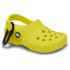 Llavero Crocs Classic Clog Pouch Bag Charm Unisex Cyber Yellow