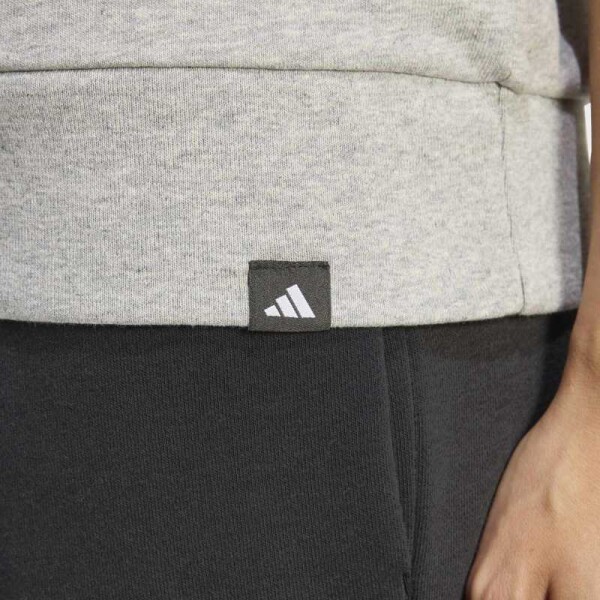 Buzo Adidas Essentials Big Linear French Terry Gris