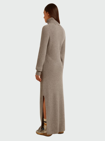 Golden Goose - Vestido de lana con cuello alto, Golden Goose Gris