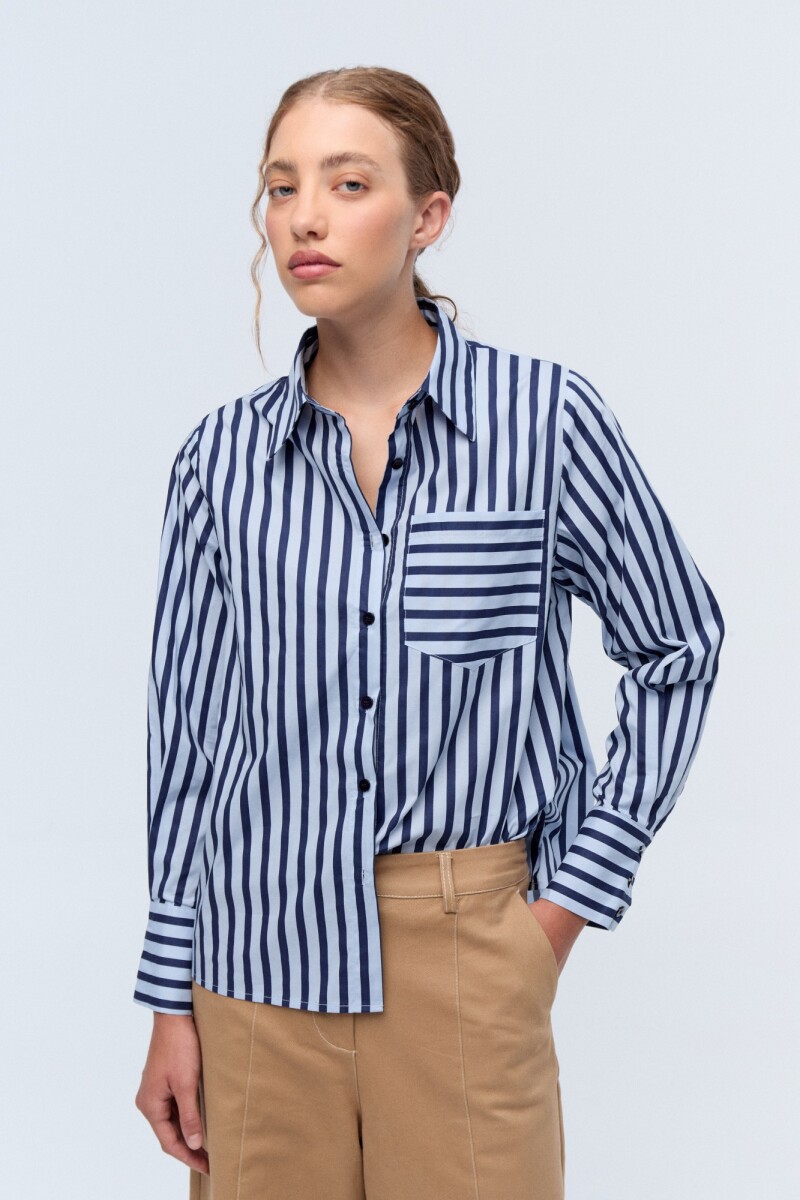 Camisa Indigo Azul