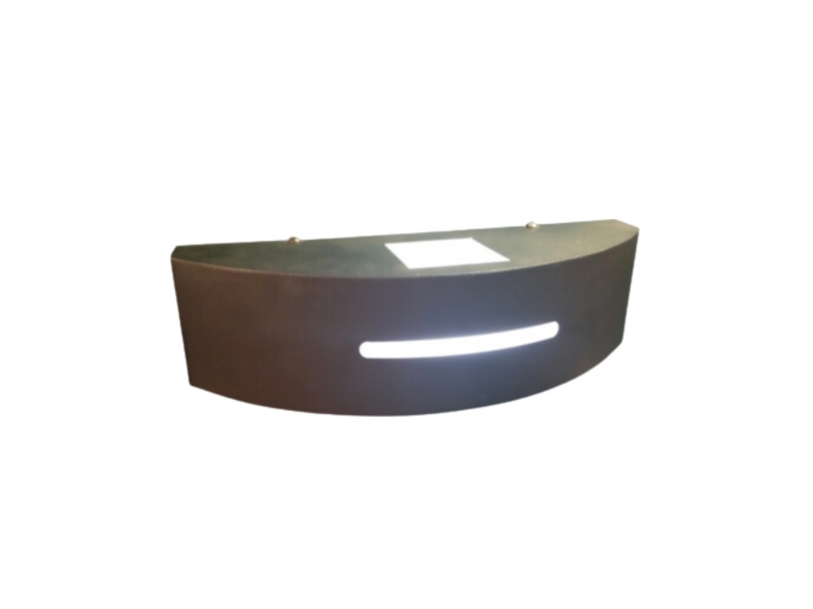 ARTEF. BIDIRECC. CON RANURA C/ ACRILICO CRISTAL P/E27 CHICO 