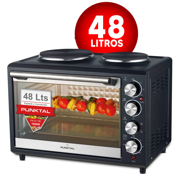 Horno Eléctrico Punktal Pk-51 He 48 Lts HORNO ELECTRICO PUNKTAL PK-51 EH