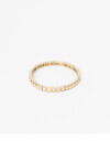 Pulseras Elásticas Metal Pulsera Elástica Metal Cuadrado - Dorado