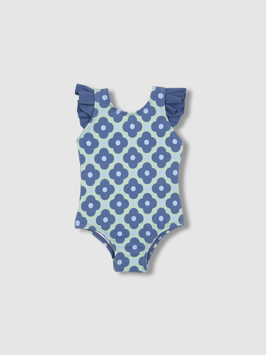 Bañador Estilo Sesentero Verde