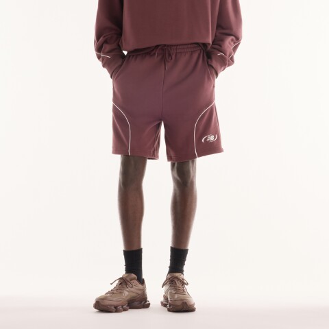 Short New Balance de Hombre - Trackside 7" - MB62S8AAYLR BORDEAUX