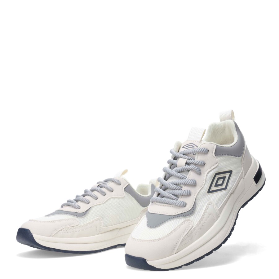 Championes de Hombre Umbro Blanco - Gris