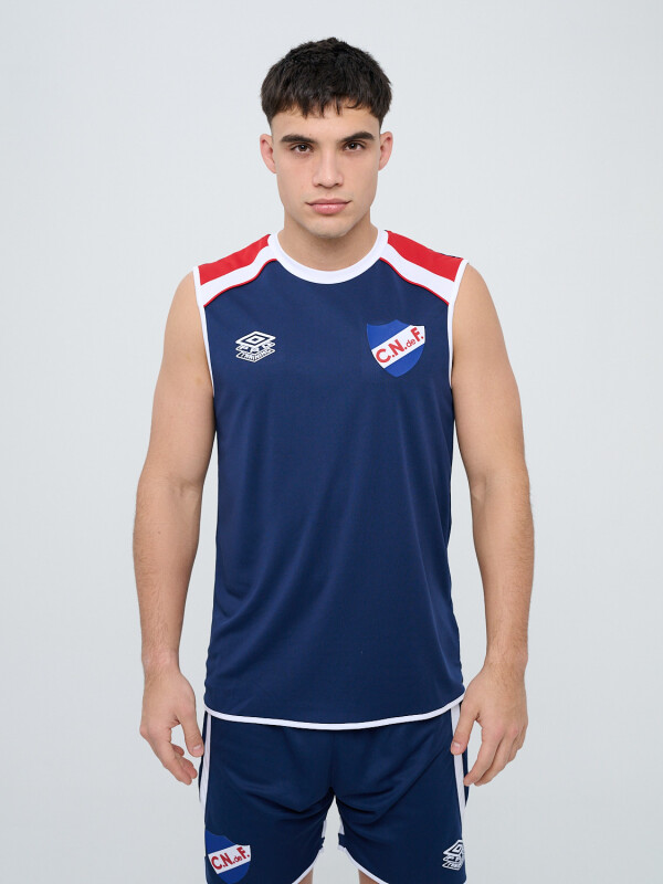 REMERA SIN MANGAS PROTRAINING A Nacional Hombre Azul Marino