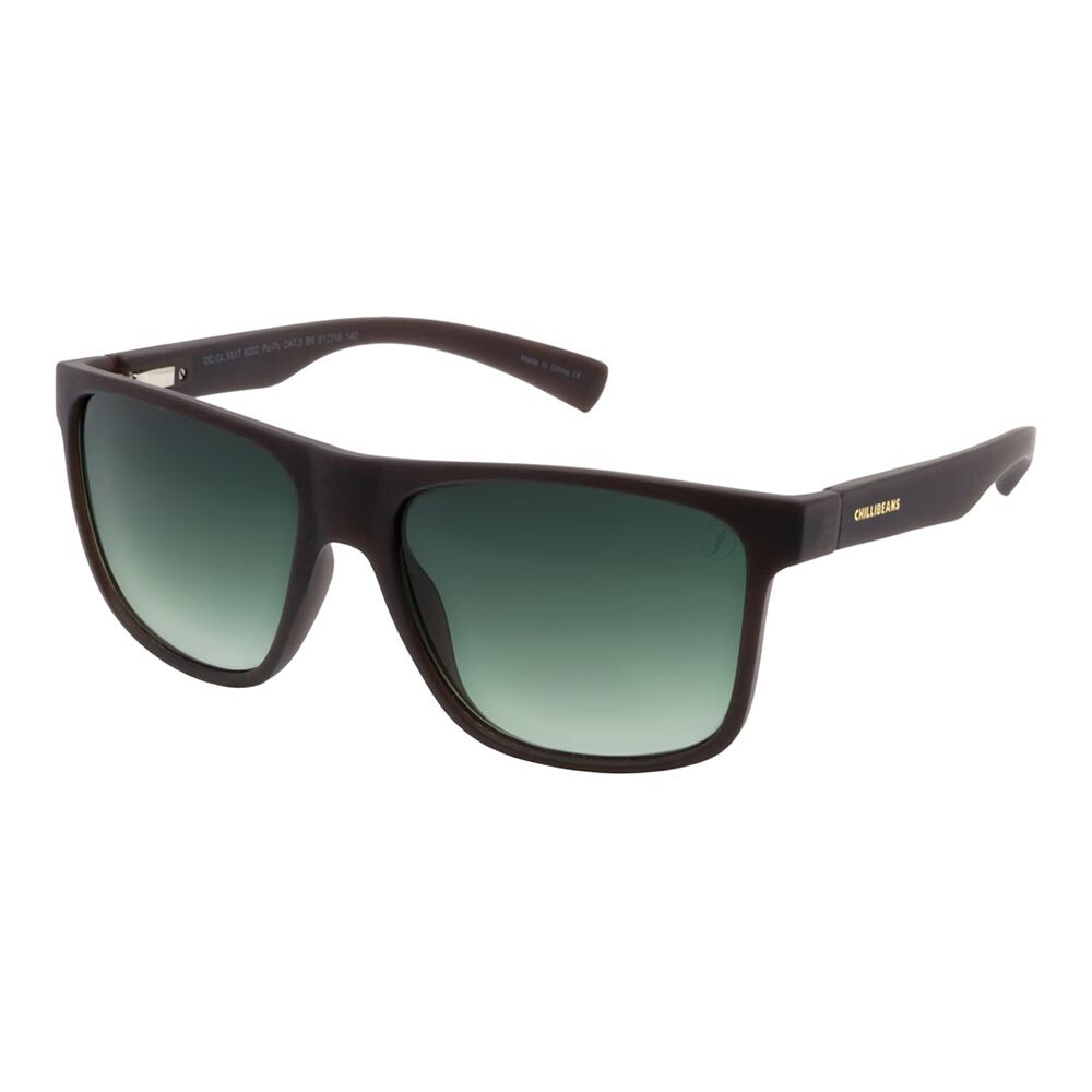 Lentes De Sol Colecao P1 2026 Cuadrado De Policarbonato Degradado Verde/Marrón