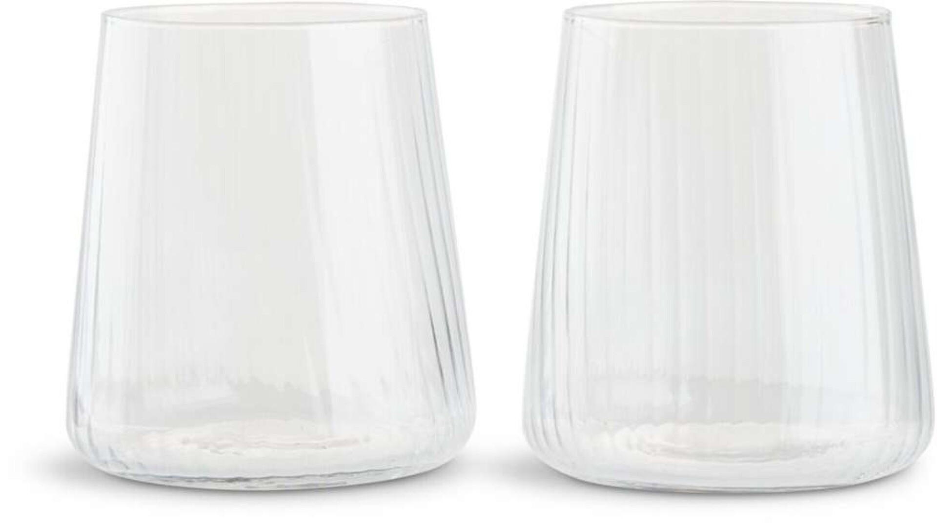 Vaso de vidrio TORRE Ø9xH10cm 2u/pk - Transparente 
