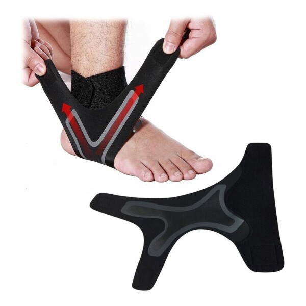 Tobillera Ajustable En Neopreno Minimiza Riesgo De Lesion Variante Talla M