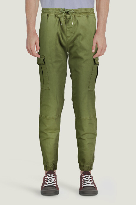 Pantalon Camagio Verde Oliva Oscuro