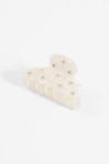 Broche strass acrílico blanco