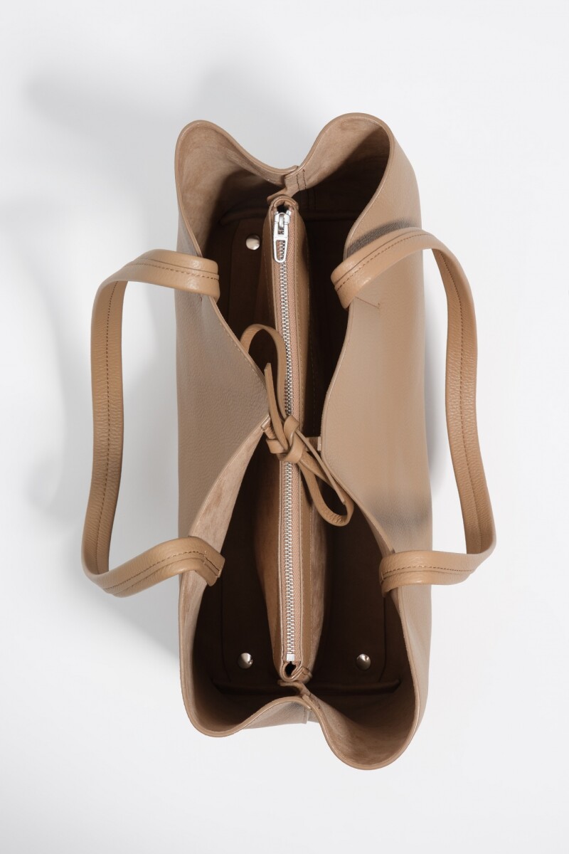 BOLSO SHOPPER Marron