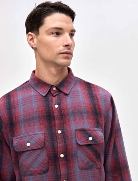 Sobrecamisa Jeremy Burgundy