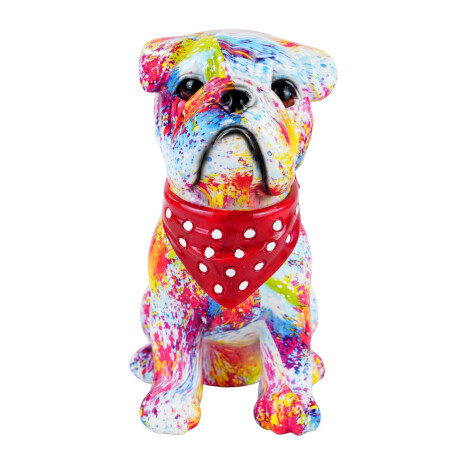 Alcancia perro bulldog multicolor Alcancia perro bulldog multicolor