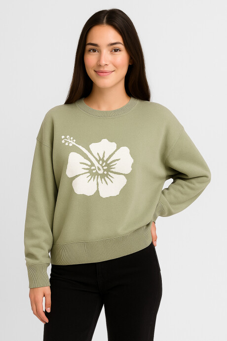 Sweater Zantra Verde Grisaceo