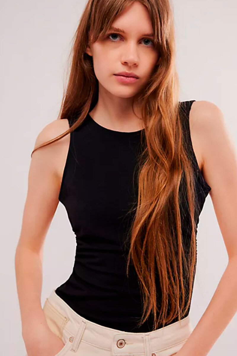 WEAR IT OUT BACKLESS CAMI Negro