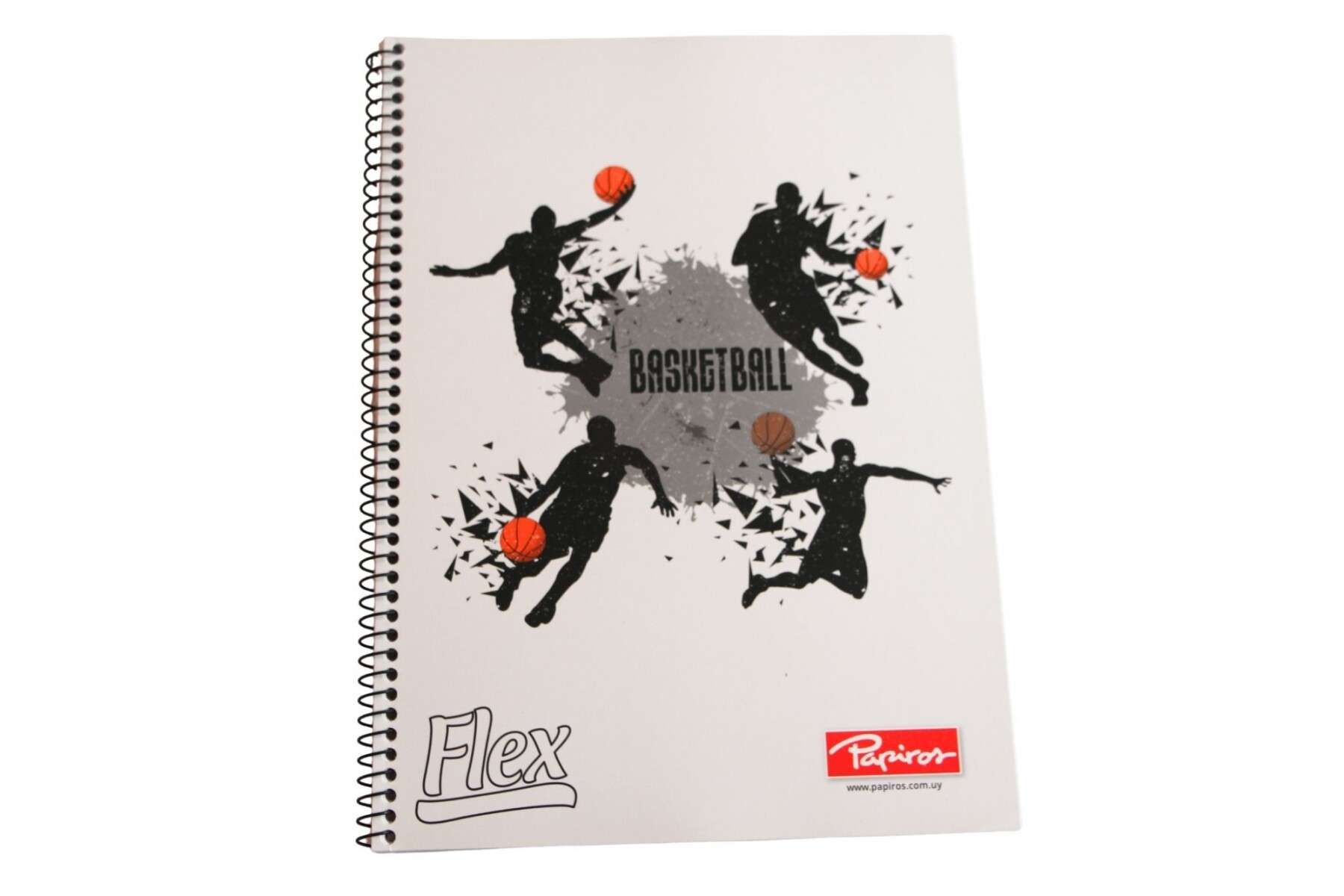 CUADERNOLA PAPIROS FLEX 70 HOJAS RAYADO - TAPA BASKETBALL 