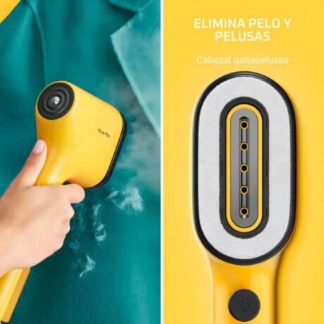 Plancha A Vapor Vertical Vaporizador Rowenta Pure Pop Color Amarillo