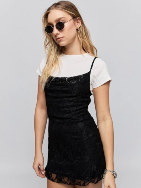 VESTIDO P.CAKE NARCISO NEGRO