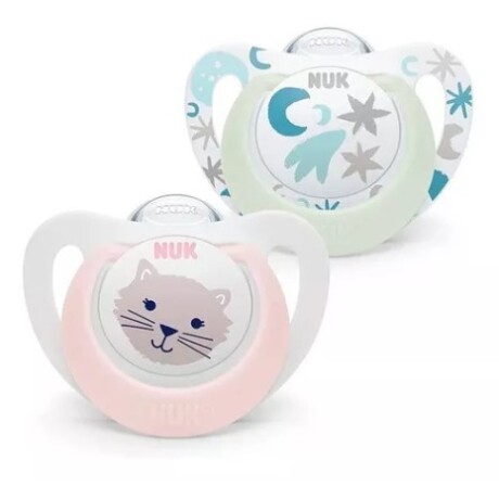 Nuk chupete Star Night & Day Nena 0-6 m