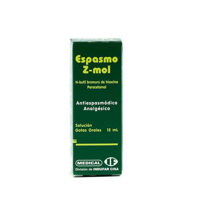 ESPASMO Z-MOL GOTAS CJ X 15 ML. única