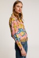 Camisa estampada rosa
